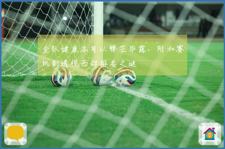 全队健康本可以锋芒毕露，附加赛机制透视西部排名之谜